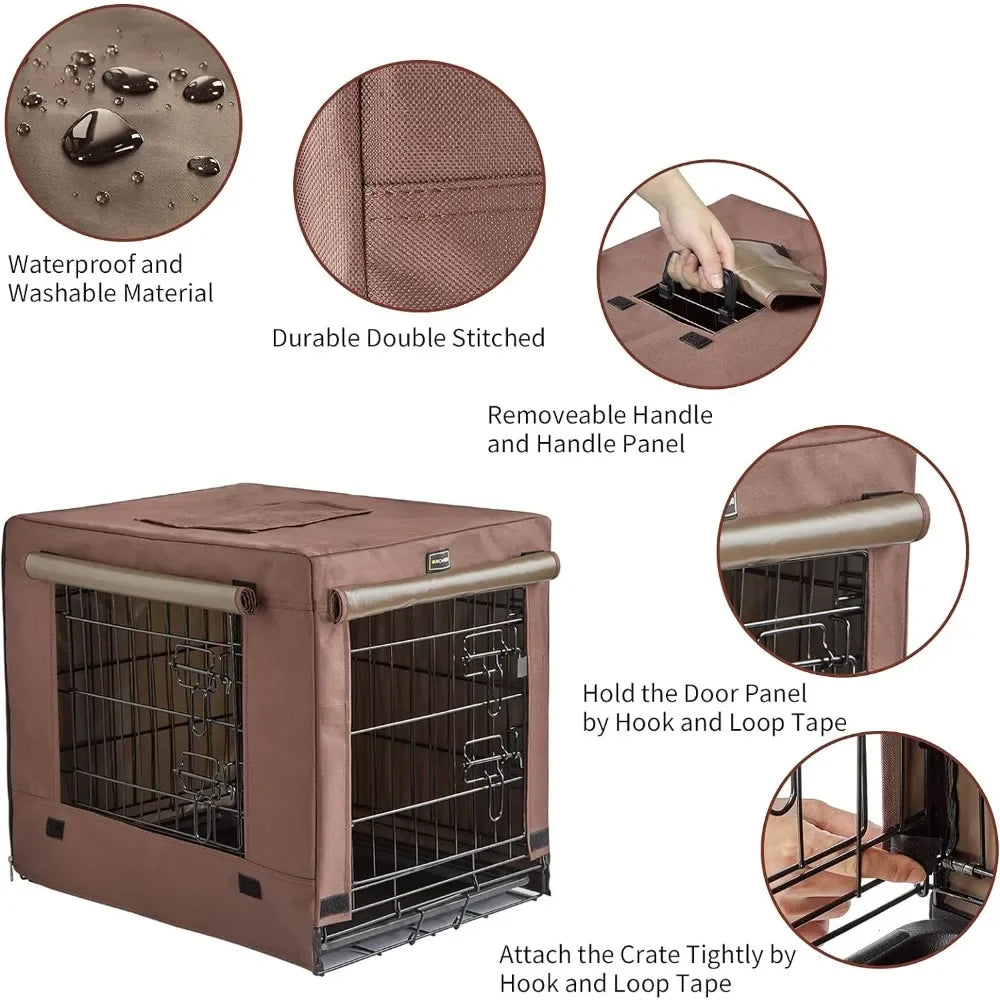Dog Crates Kit for Small Size S Indoor with Crate Cover