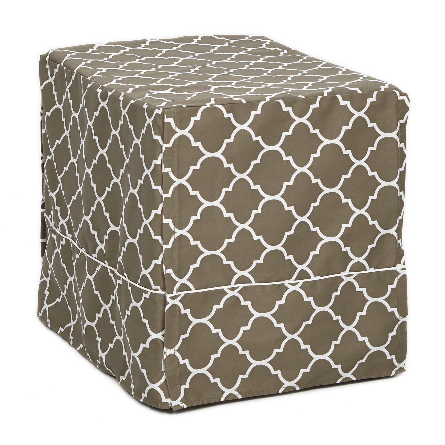 Midwest Dog Crate Cover, Privacy Dog Crate Cover Fits Midwest Dog Crates, Brown Geometric Pattern, 30"