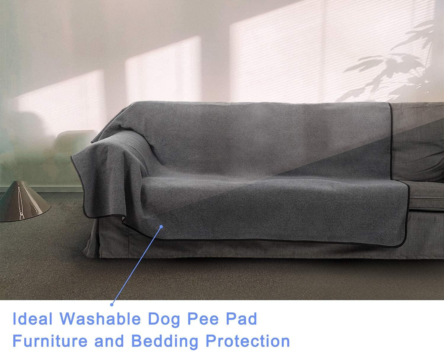 Washable Dog Pee Pads, Waterproof Dog Training Pad, Dog Playpen Pad Extra Large