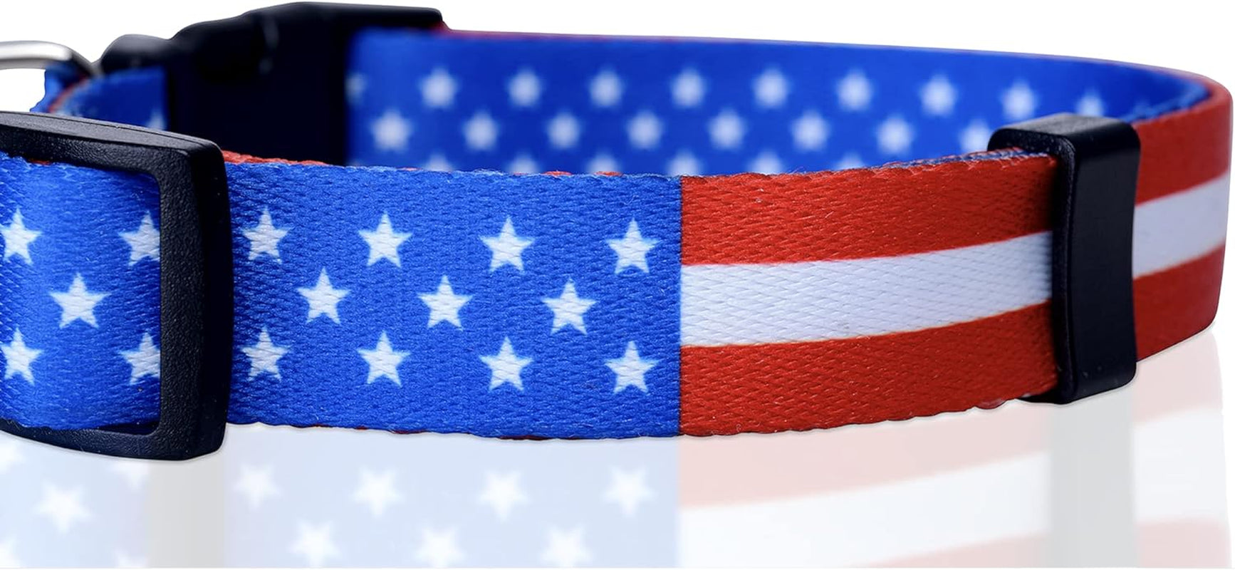 American Flag Dog Collar (Medium, Flag I)