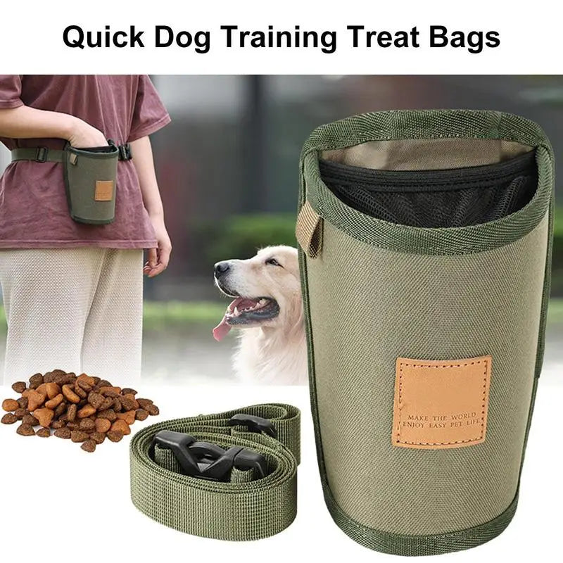 Dog Training Snack Bag Portable Puppy Snack Reward Waist Bag Dog Training Treat Snacks Bait Pet Feed Pocket Puppy Feeder Supply