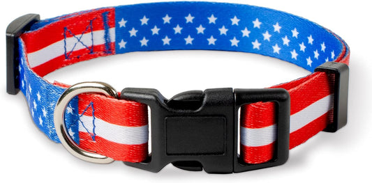 American Flag Dog Collar (Medium, Flag I)