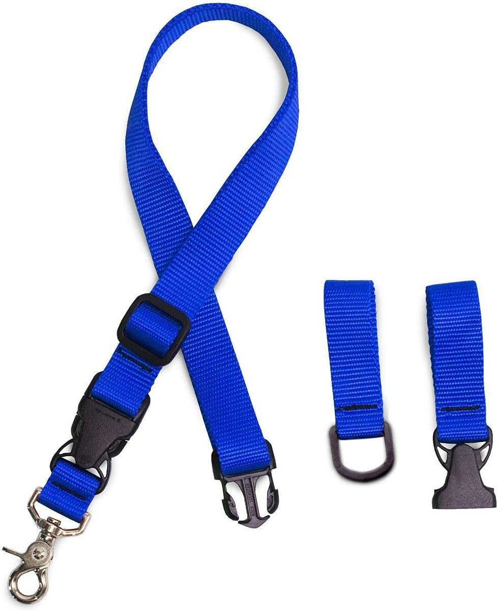 Accessories for Our Dog Leashes Made in USA (Extra Buddy, Regular Dog Blue)