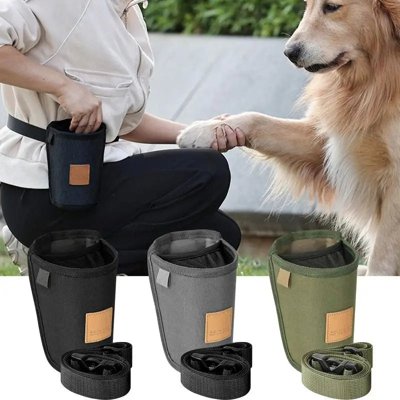 Dog Training Snack Bag Portable Puppy Snack Reward Waist Bag Dog Training Treat Snacks Bait Pet Feed Pocket Puppy Feeder Supply