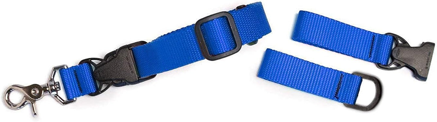 Accessories for Our Dog Leashes Made in USA (Extra Buddy, Regular Dog Blue)