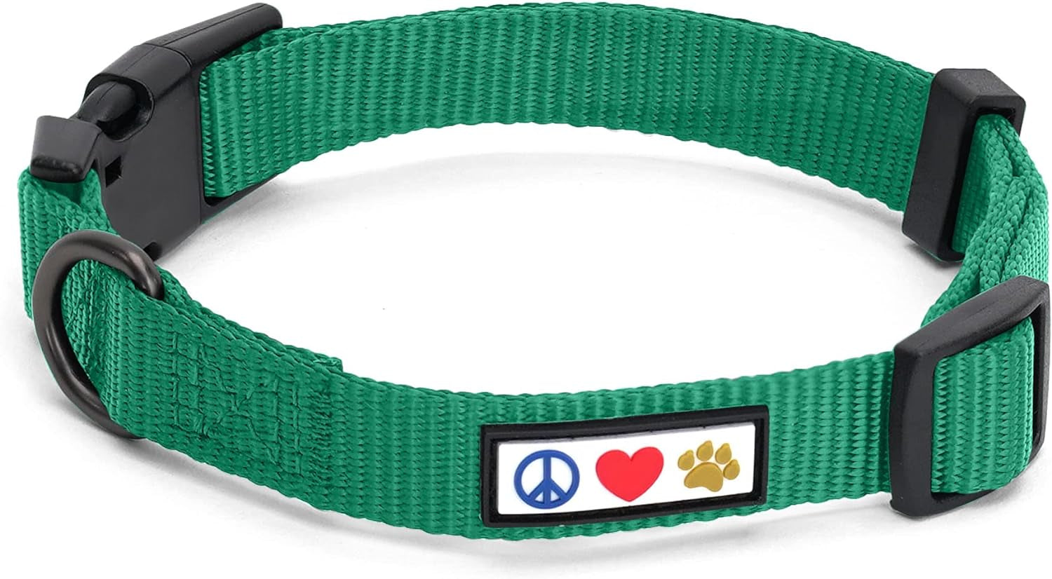 Dog Collar for Large Dogs Adjustable Dog Collar Heavy Duty Waterproof Collars for Dogs with Quick-Release Buckle - Lush Green Dog Collar for Large Breeds