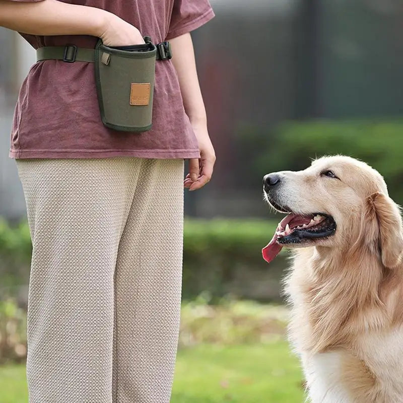 Dog Training Snack Bag Portable Puppy Snack Reward Waist Bag Dog Training Treat Snacks Bait Pet Feed Pocket Puppy Feeder Supply