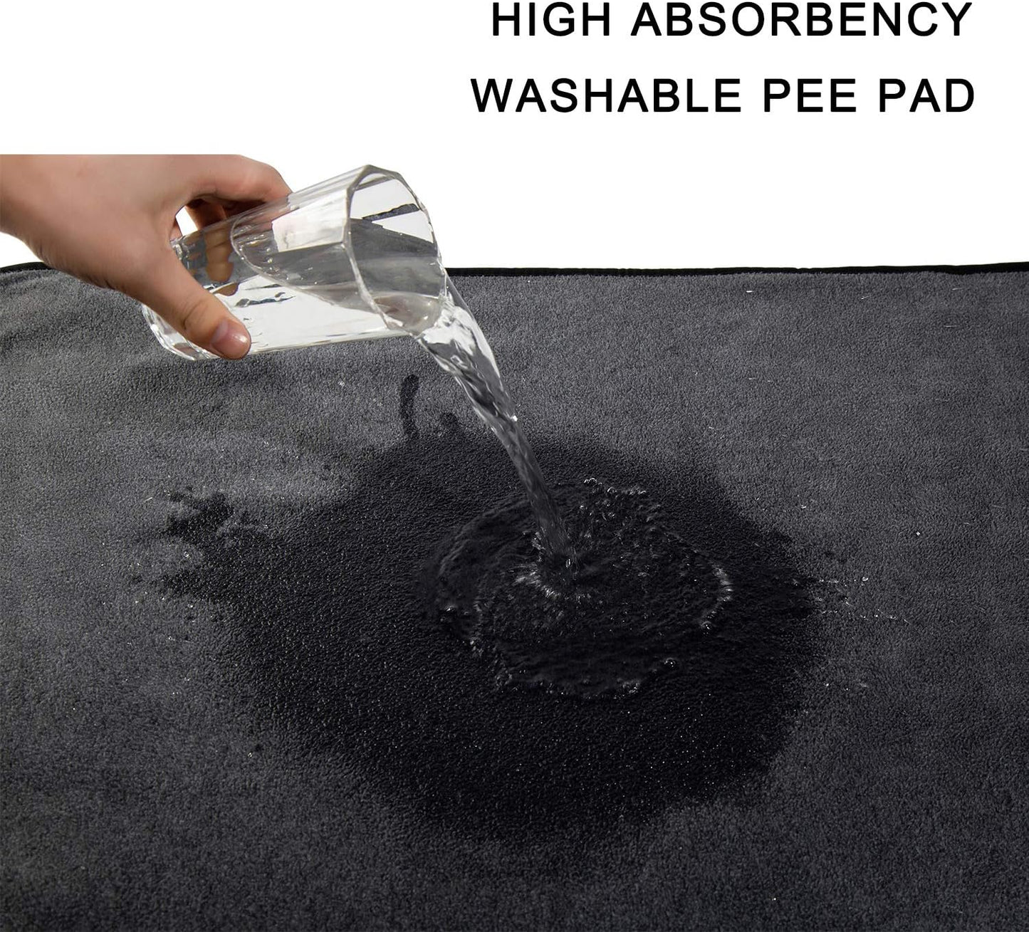 Washable Dog Pee Pads, Waterproof Dog Training Pad, Dog Playpen Pad Extra Large