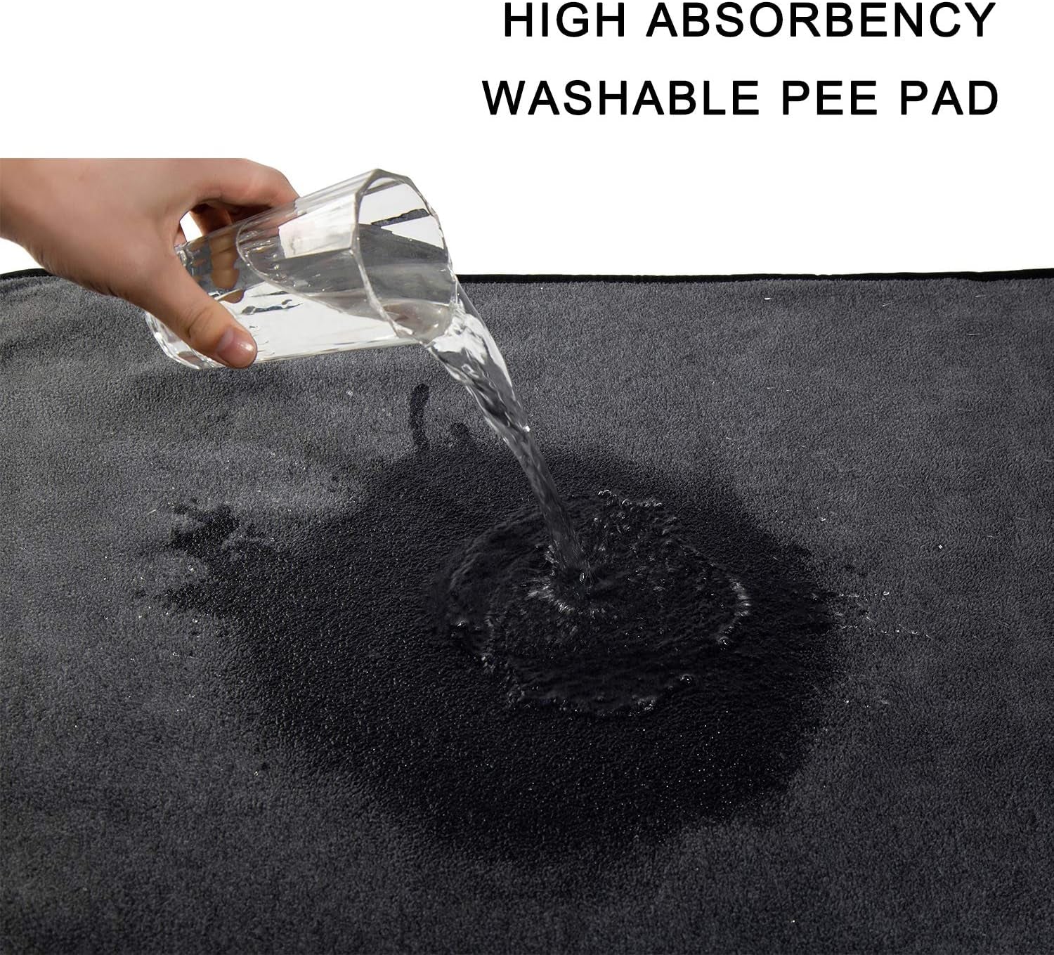 Washable Dog Pee Pads, Waterproof Dog Training Pad, Dog Playpen Pad Extra Large